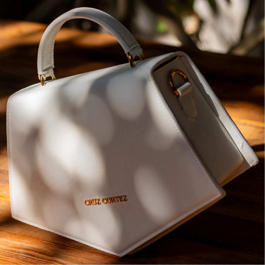 Bolso Geometriqué Blanco - CruzCortez