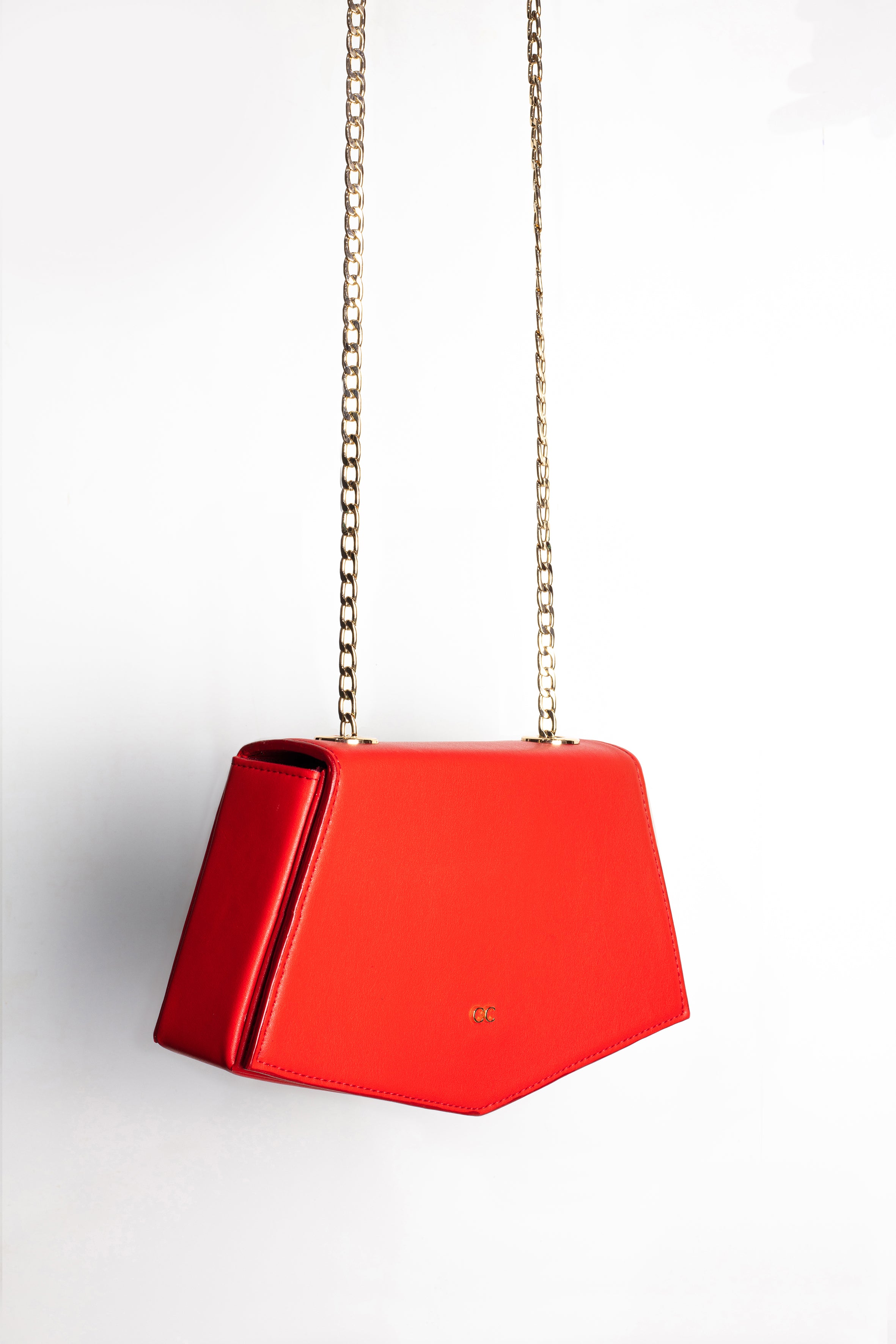 Bolso Mini Geometriqué Intense Red