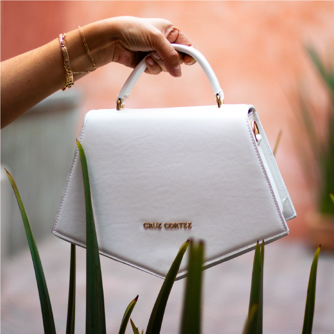 Bolso Geometriqué Blanco - CruzCortez