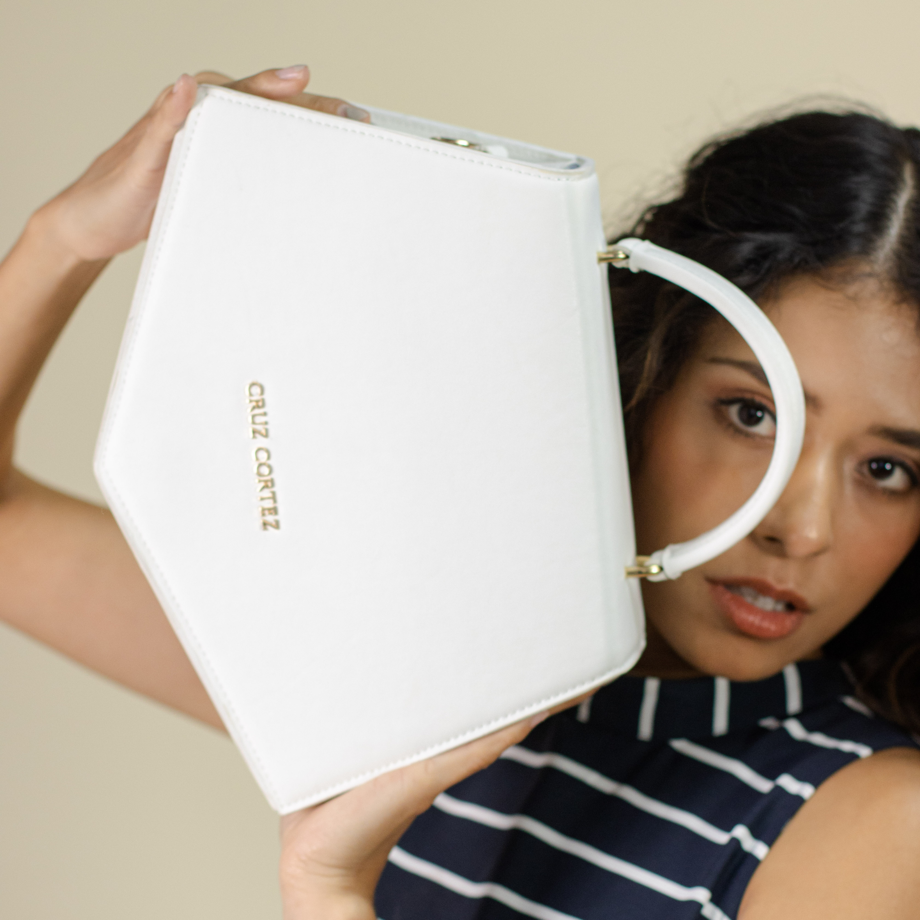 Bolso Geometriqué Blanco - CruzCortez