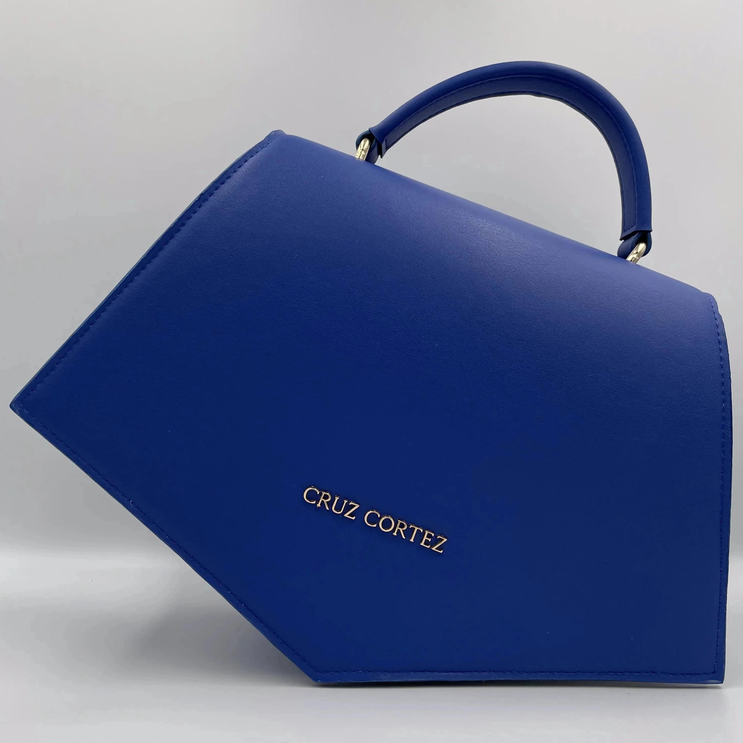 Bolso Geometriqué Classic Blue - CruzCortez