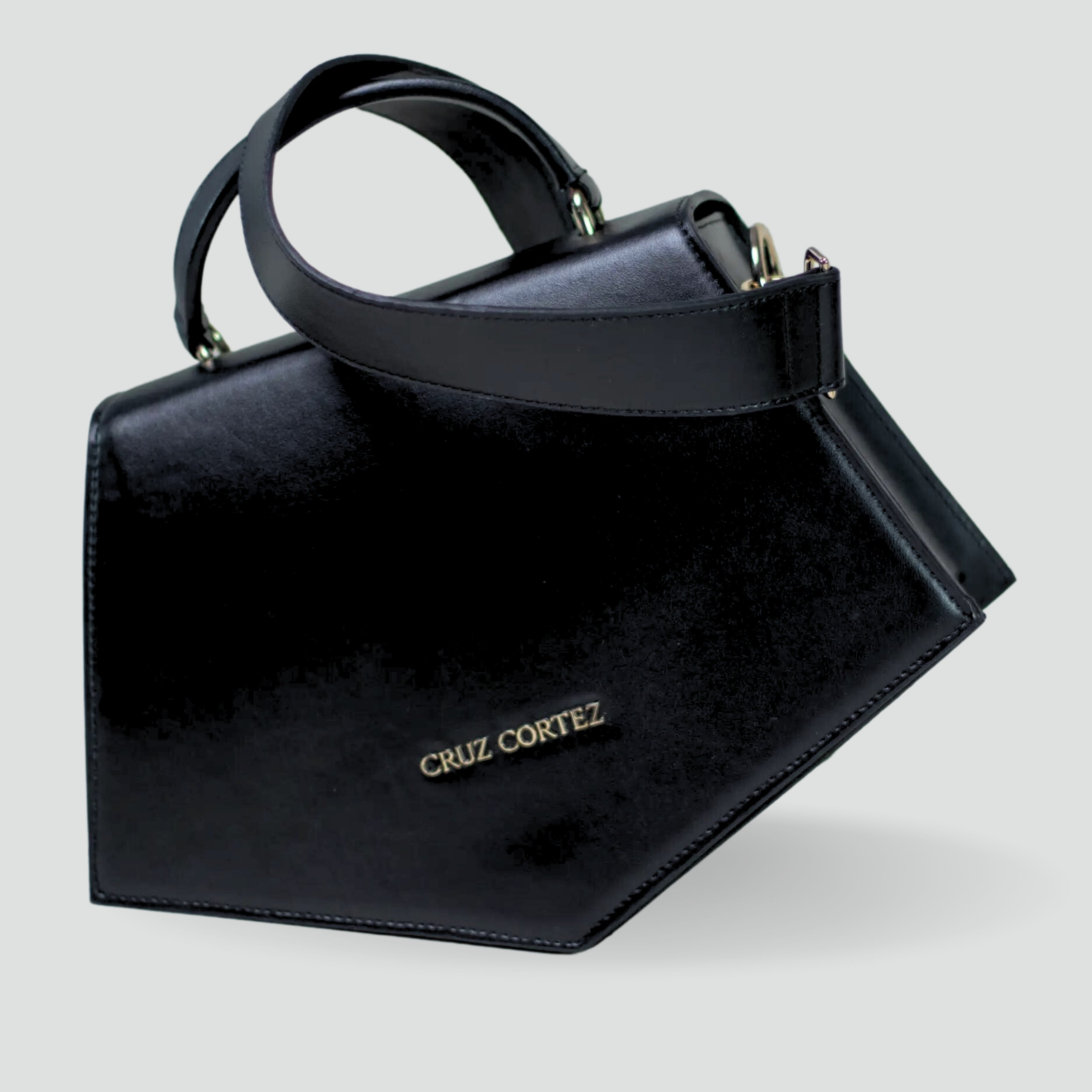 Bolso Geometriqué Elegant Black - CruzCortez