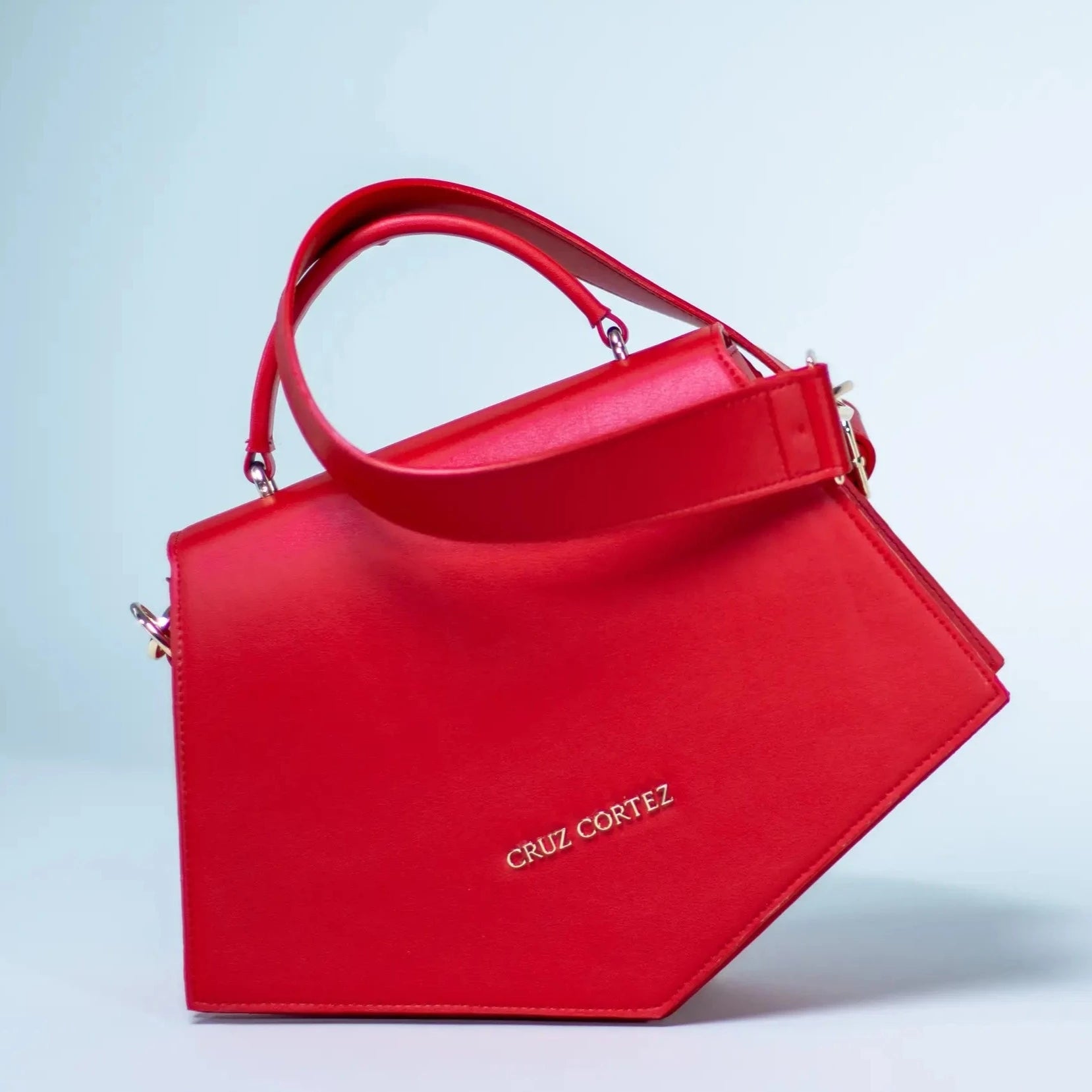 Bolso Geometriqué Intense Red - CruzCortez