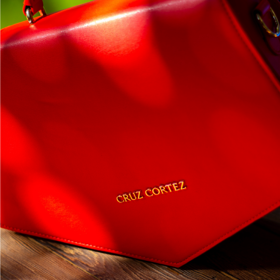 Bolso Geometriqué Intense Red - CruzCortez