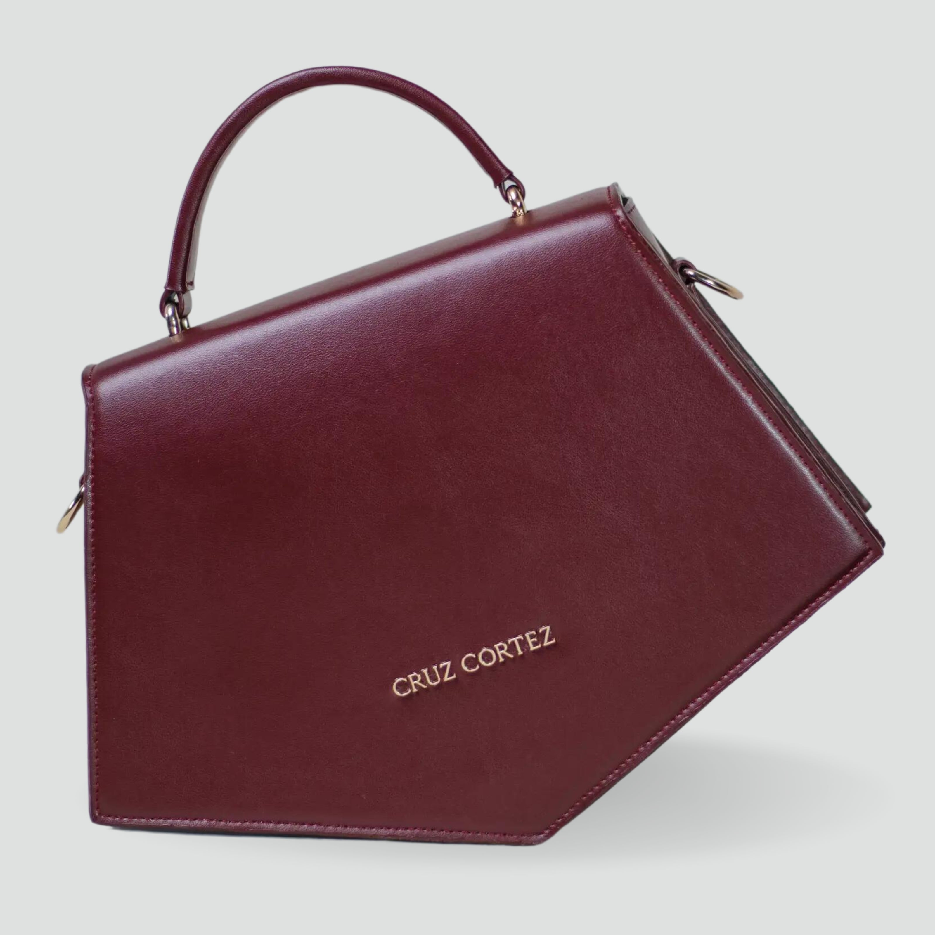 Bolso Geometriqué Merlot - CruzCortez