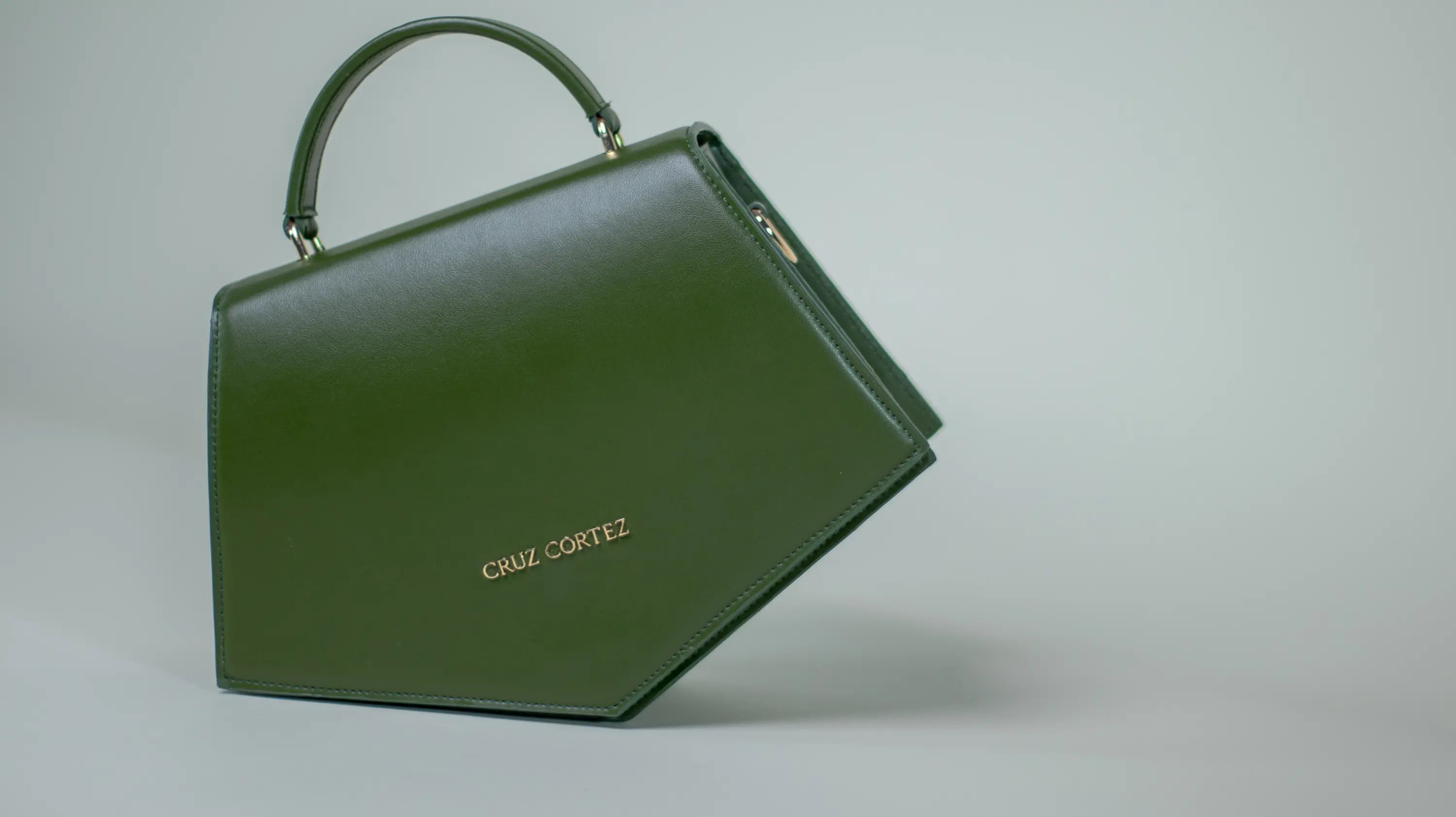 Bolso Geometriqué Verde Cactus - CruzCortez