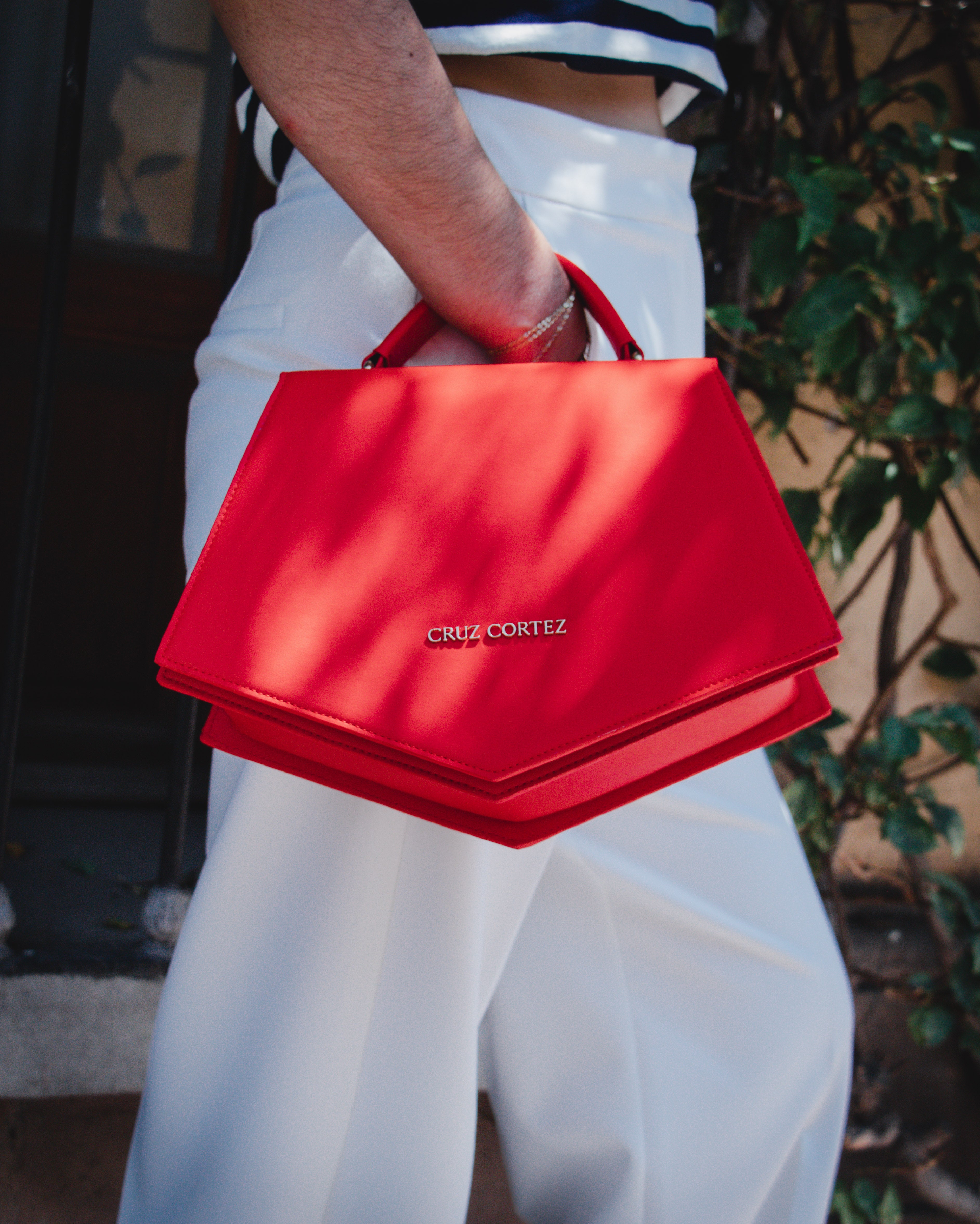 Bolso Geometriqué Intense Red